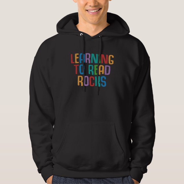 Sudadera Aprender a Leer Rocas Gráfico de Geología Geólogo (Anverso)