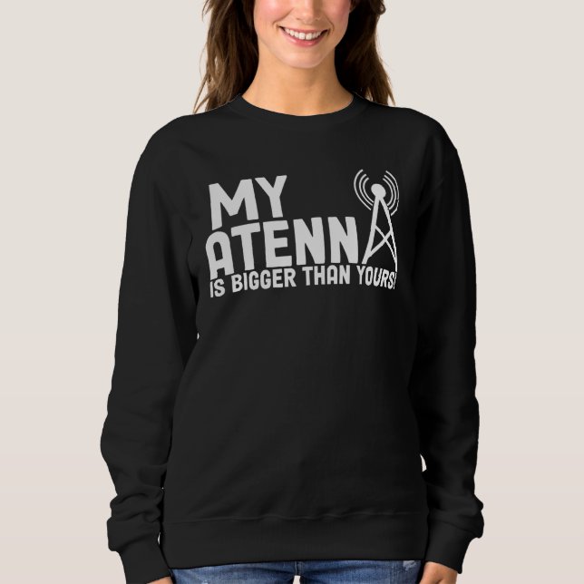 Sudadera Aprender Código Morse de Radioaficionado Amateur (Anverso)