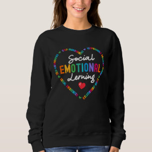 Sudadera Aprendizaje Socioemocional Corazón Consejero Escol