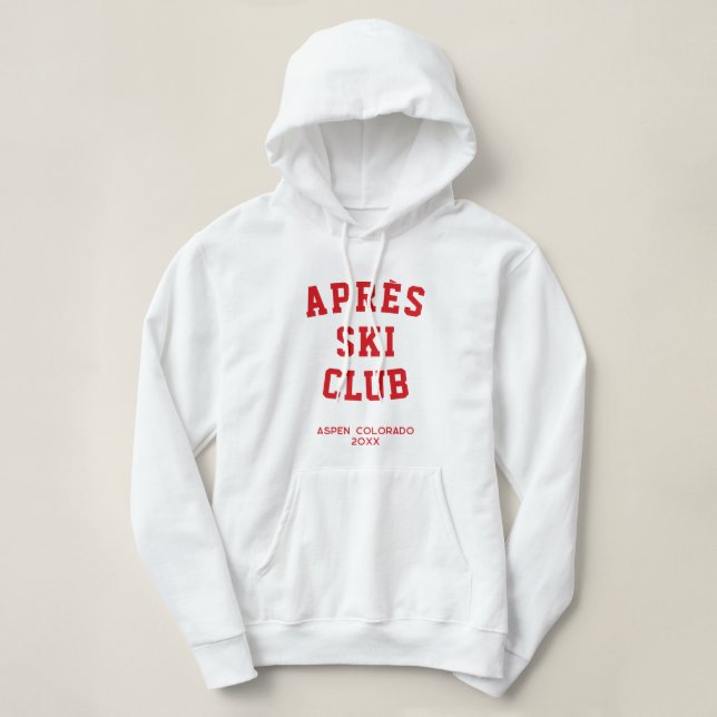 Sudadera Après ski Club Winter Ski Travel Matching Group Sk (Diseño del anverso)