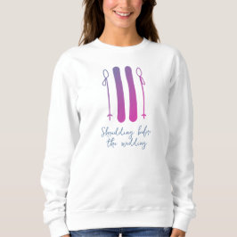 Sudadera Apres Ski Neon Bride Bachelorette
