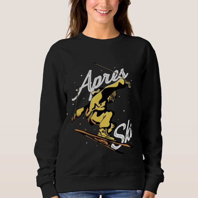 Sudadera Apres Ski Party Skiing Ski Mountains  Ski Rider  1 (Anverso)