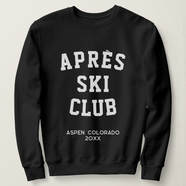 Sudadera Après ski Winter Ski trip i Matching Group Ski (Anverso del diseño)