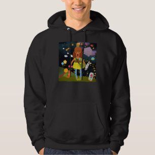 Sudadera Apricot Poodle Art Cute Princesa Regalos Whimsical