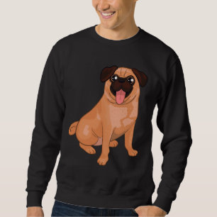 Sudadera Apricot Pug Design Classic T-Shirt 335