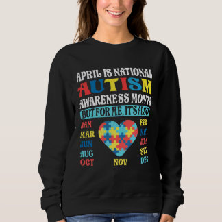 Sudadera April is National Autism Awareness Month Kids Boy
