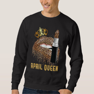 Sudadera April Queen Leopard Lips Shirt April