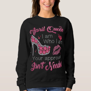 Sudadera April Queen no necesita camiseta