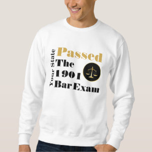 Sudadera Aprobado el examen de admisión de abogados (Perso