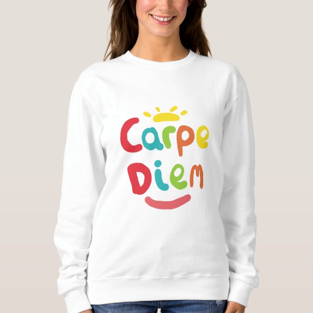 Sudadera Aprovecha el Día (Anverso)
