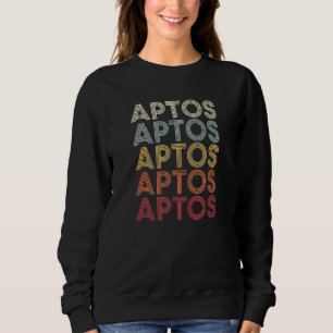 Sudadera Aptos California Aptos CA Retro Vintage Textos