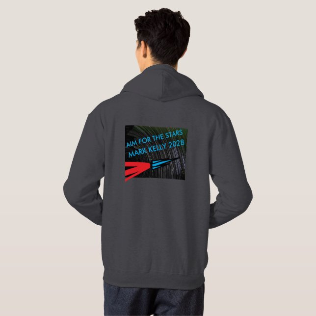 Sudadera Apuntar a las Estrellas - Mark Kelly 2028 (Reverso completo)