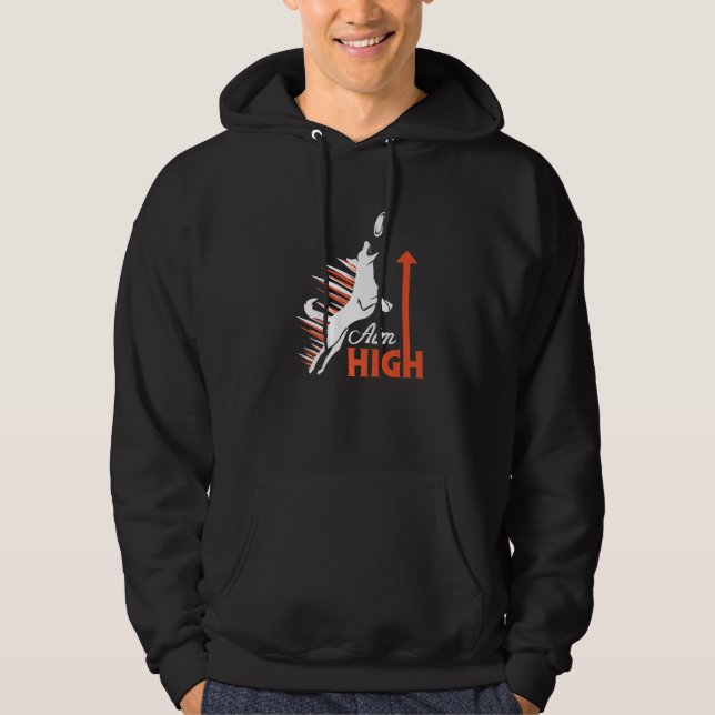 Sudadera Apuntar Alto Diseños de Entrenamiento de Perro Ret (Anverso)