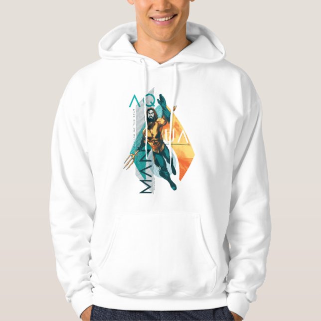 Sudadera Aquaman | Collage modernista de Aquaman (Anverso)