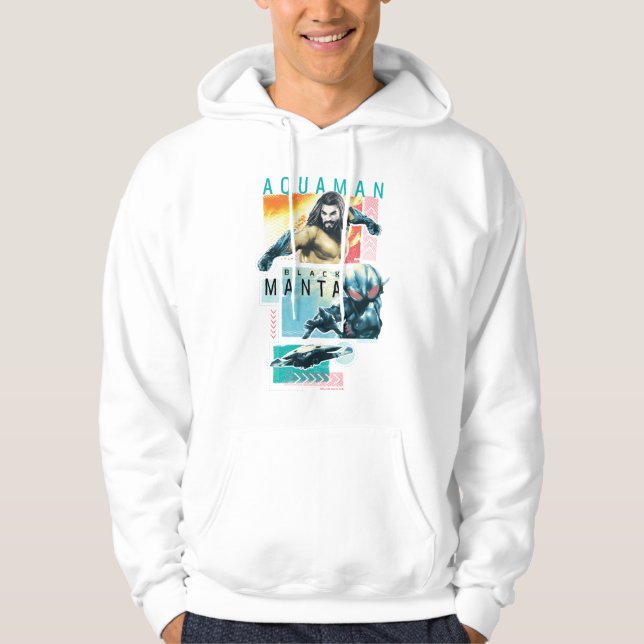Sudadera Aquaman | Modernist Aquaman & Black Manta Graphic (Anverso)