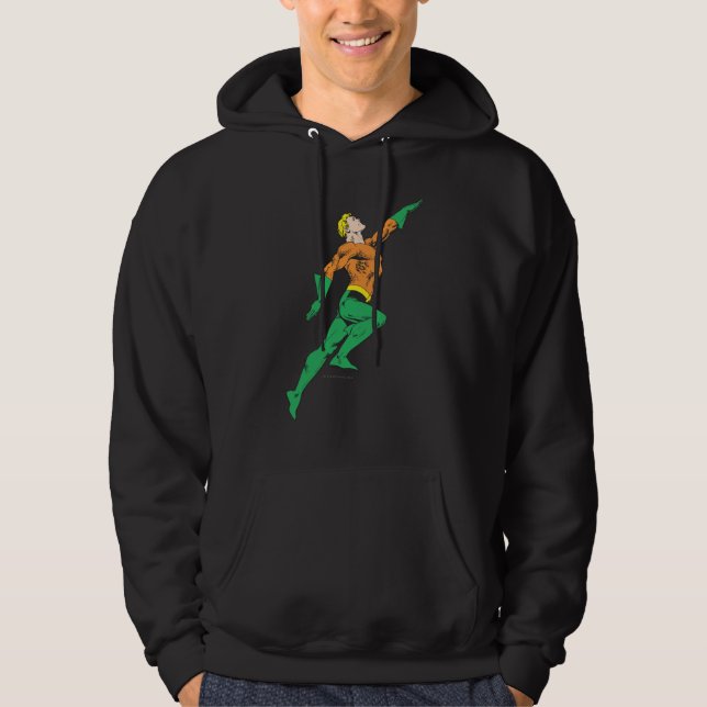 Sudadera Aquaman salta arriba (Anverso)