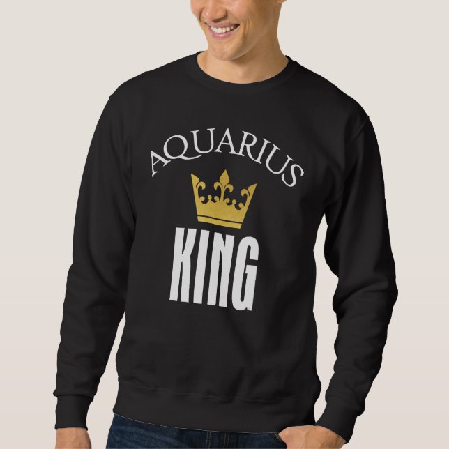 Sudadera Aquarius King Constellation Zodiac Sign (Anverso)