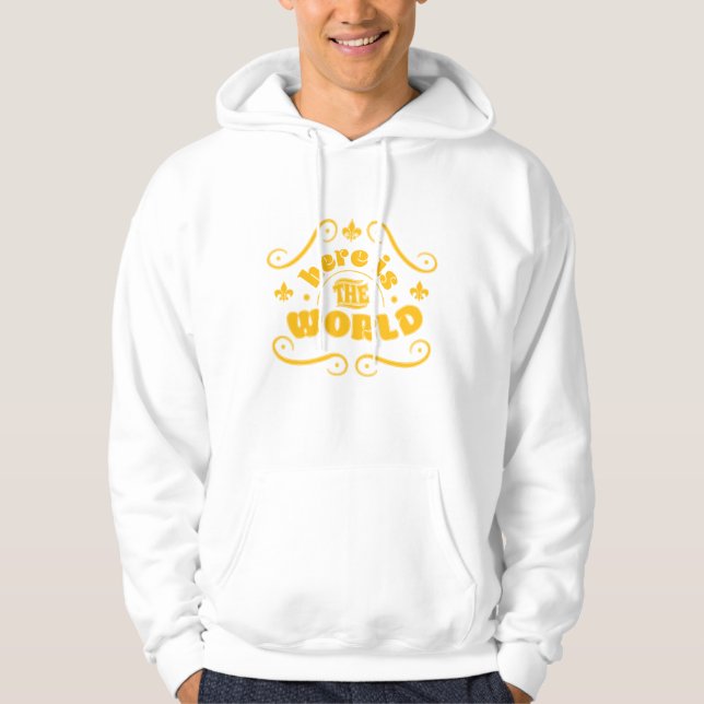Sudadera Aquí está el mundo (Anverso)