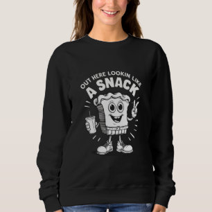 Sudadera Aquí fuera pareciendo un Snack Pastel de árbol de 