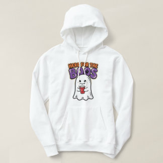 Sudadera Aquí por los abucheos Arte de fiesta de Halloween 