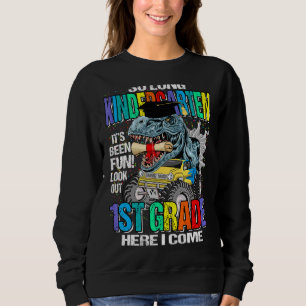 Sudadera Aquí, tengo un monstruo de los dinosaurios