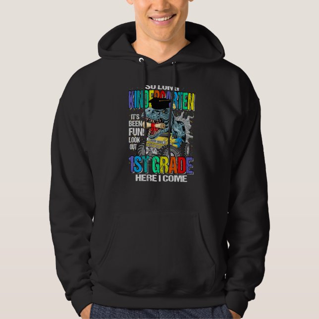 Sudadera Aquí, tengo un monstruo de los dinosaurios (Anverso)