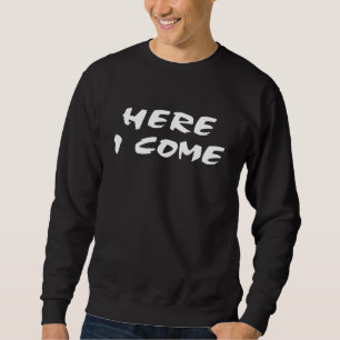 Sudadera Aquí vengo allí voy Dirt Bike Motocross Camiseta