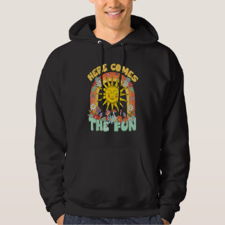 Sudadera Aquí viene la diversión Dama de honor Retro 70s De