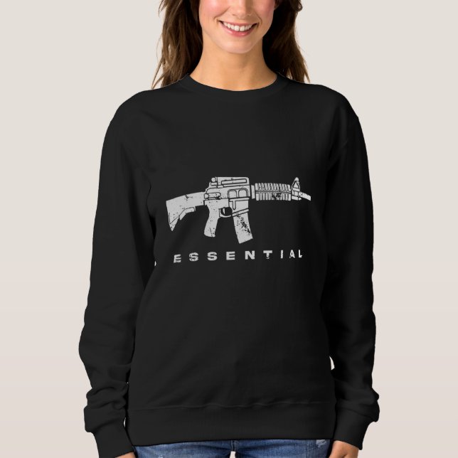 Sudadera Ar15 Rifle Essential (Anverso)