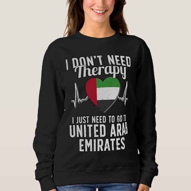 Sudadera Arab I United Arab Emirates Flag I United Arab Emi (Anverso)