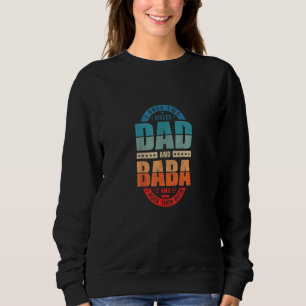 Sudadera Árabe Papá Baba Árabe Mejor Baba Vintage Retro