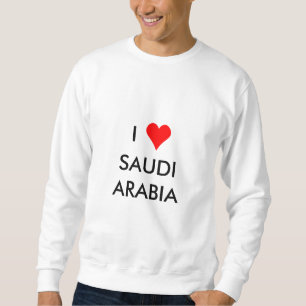 Sudadera arabia saudita de corazón