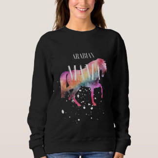 Sudadera Arabian Horse Mama Galaxy Horse Girl Equestrian Ri
