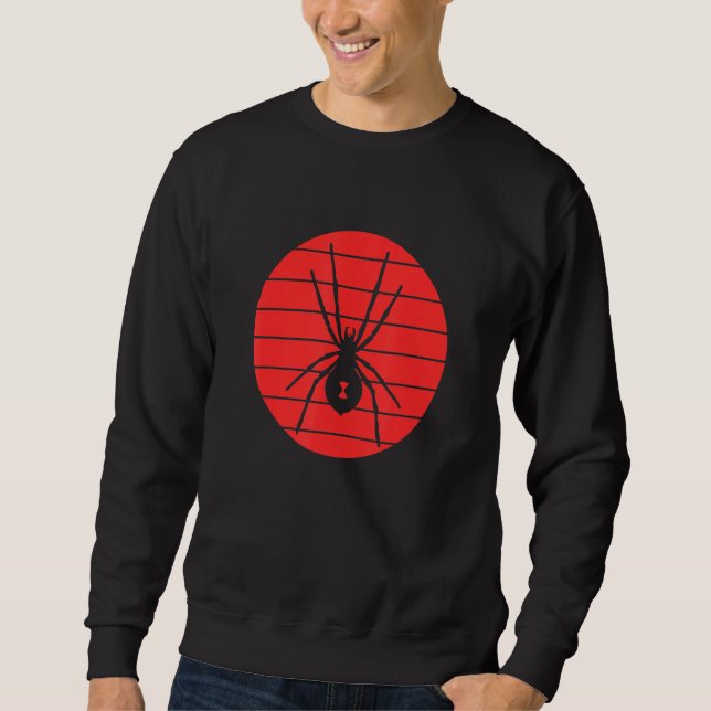 Sudadera Araña en círculo rojo (Anverso)