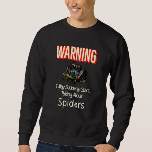 Sudadera Araña Saltarina Regia Spooder mamá papá Arácnido S