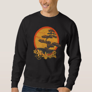 Sudadera Árbol Bonsai En El Círculo Budista De Enso B Japon