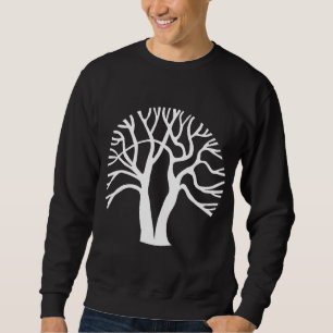 Sudadera Árbol circular - camiseta blanca