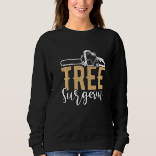 Sudadera Árbol cirujano Lumberjack Chainsaw