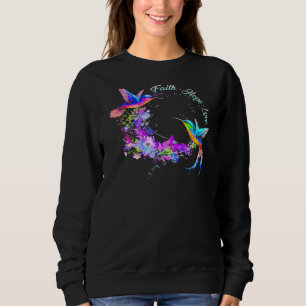 Sudadera Árbol de aves Hummingbird Hermoso Espíritu de natu
