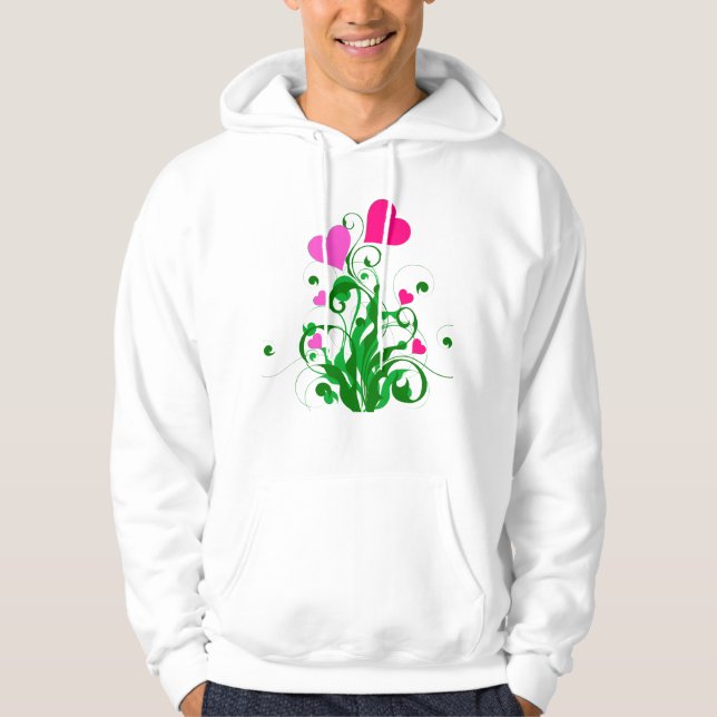 Sudadera Árbol de corazones de amor (Anverso)