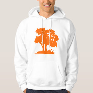 Sudadera Árbol de Dibujos Animados - Naranja
