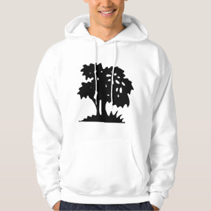 Sudadera Árbol de Dibujos Animados - Negro