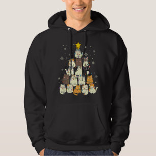 Sudadera Árbol de gatos para gatos de navidad para gatos