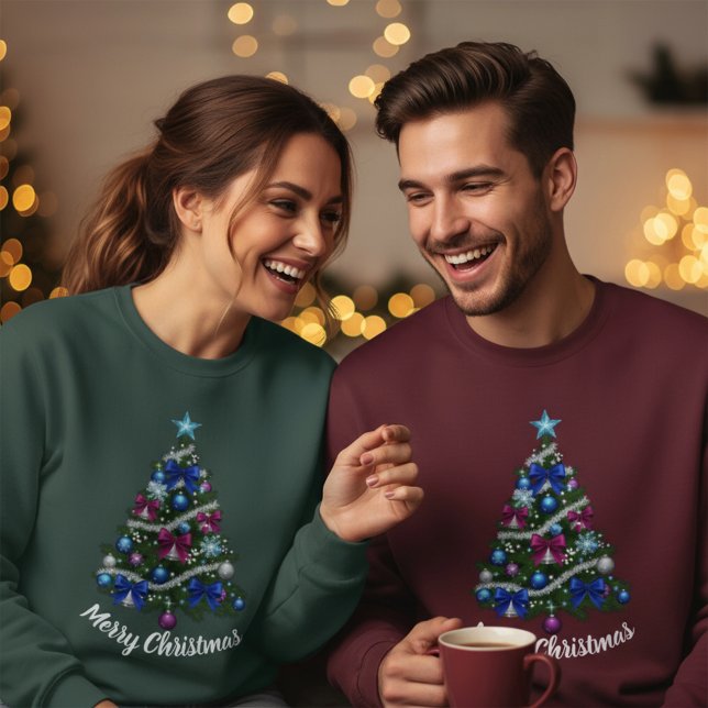 Sudadera Árbol de invierno mágico (Subido por el creador)