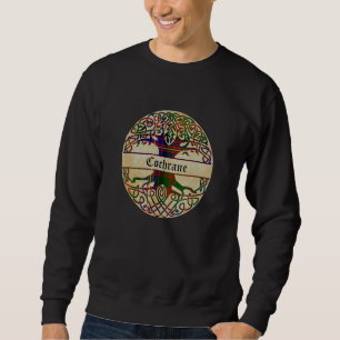Sudadera Árbol de la Vida del Clan Cochrane Tartán Apellido