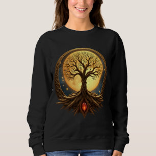 Sudadera Árbol de la Vida – Iluminación a la Luz de la Luna