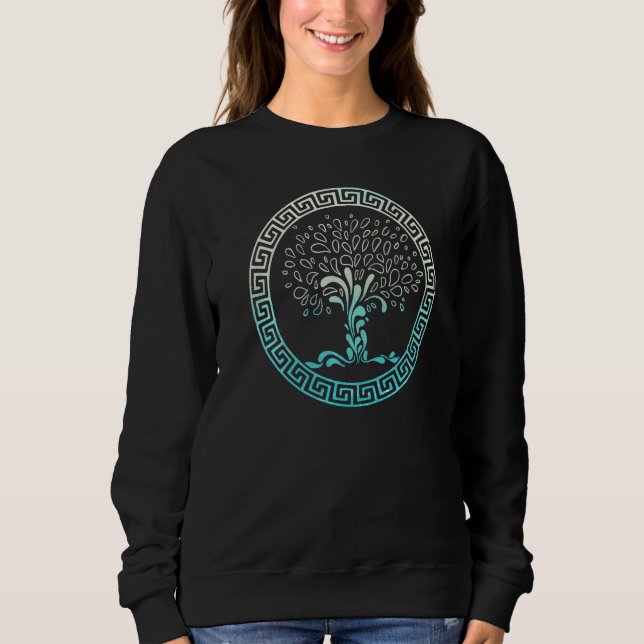 Sudadera Árbol de la Vida Vikingo Midgard Thor Walhalla Nór (Anverso)