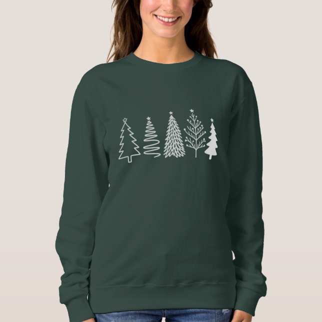 Sudadera Árbol de Navidad (Anverso)