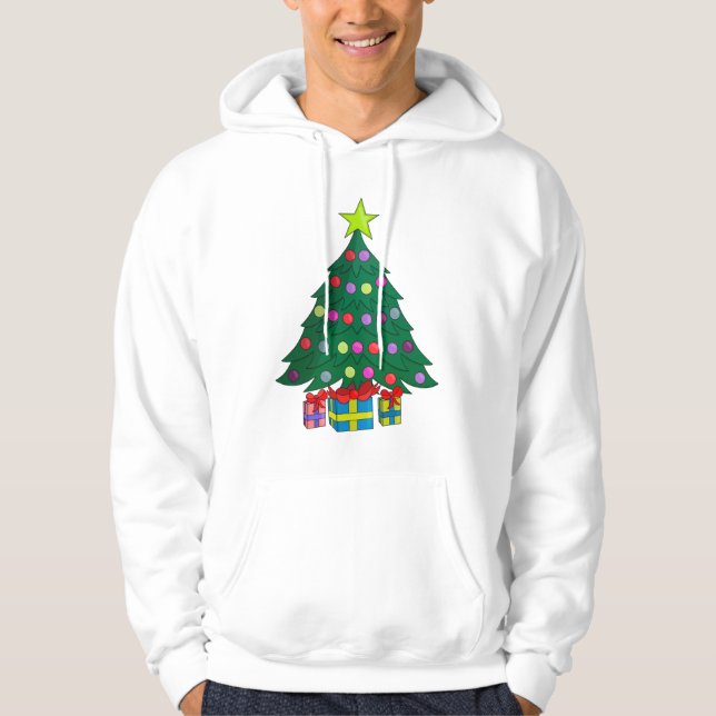 Sudadera Árbol de Navidad acogedor (Anverso)