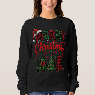 Sudadera Árbol de Navidad Alegre y Bonito